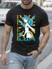 Anime Grafik T-Shirt Urusei Yatsura Lum Schwarz Lässiges T-Shirt ...
