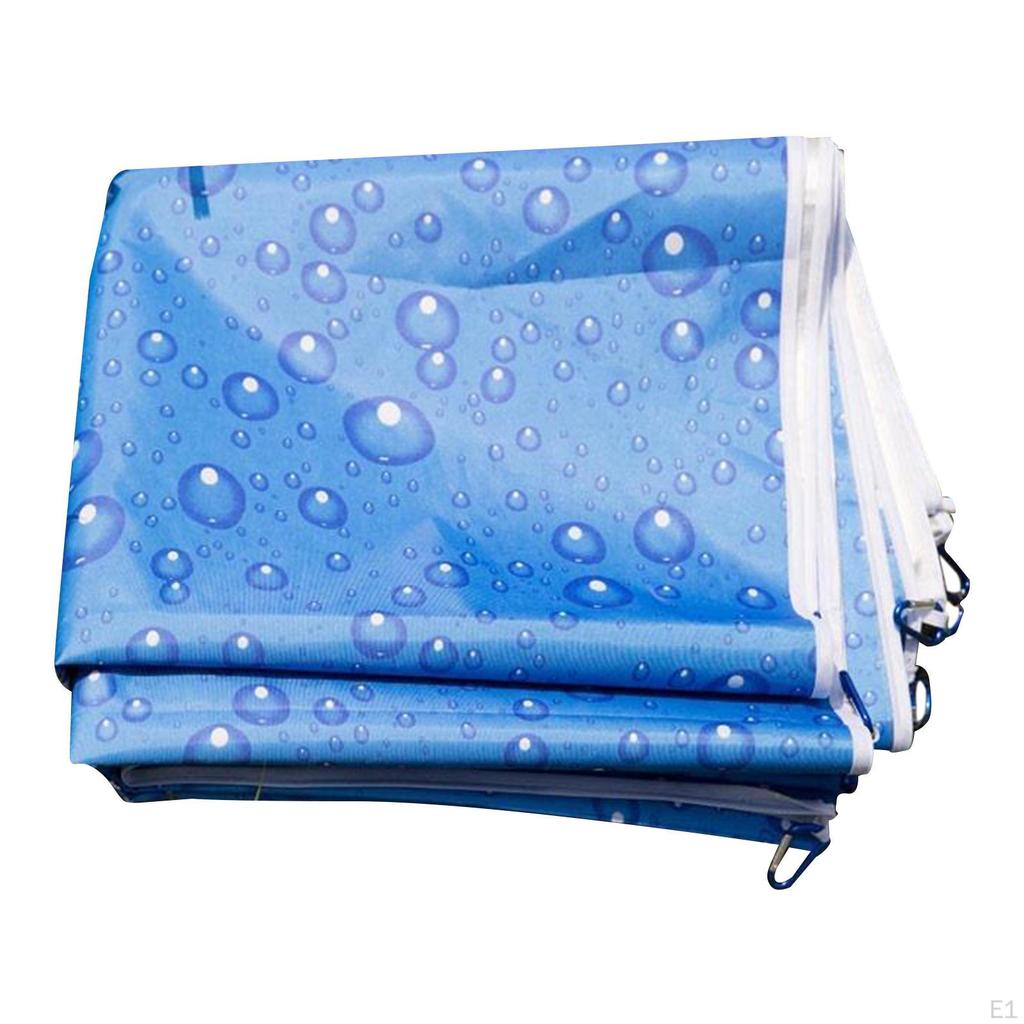 Cloth Outdoor Fishing Umbrella 4.8m Folding Short Beach Shelter Shade Apron Sun Windproof Awning