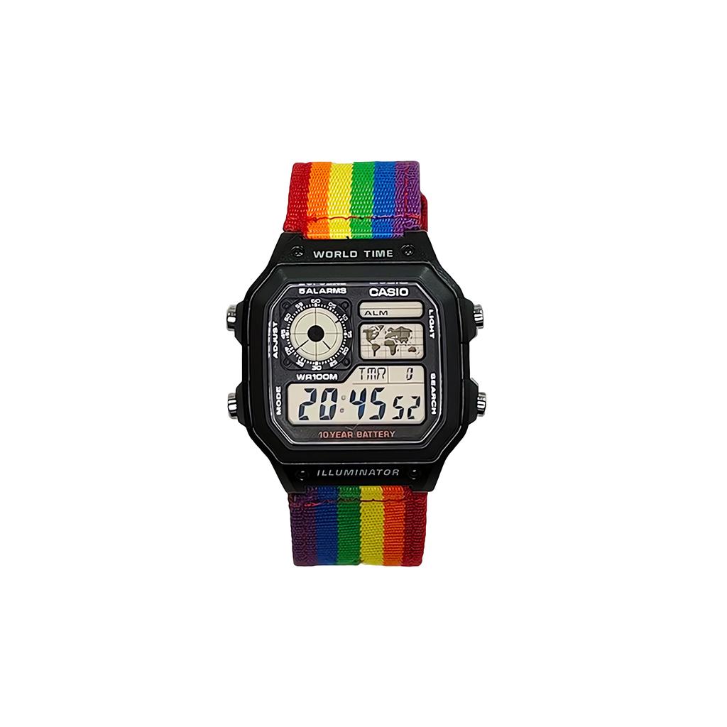 CASIO Unisex YOUTH Black Watch AE-1200WH-1A(Watch3--)