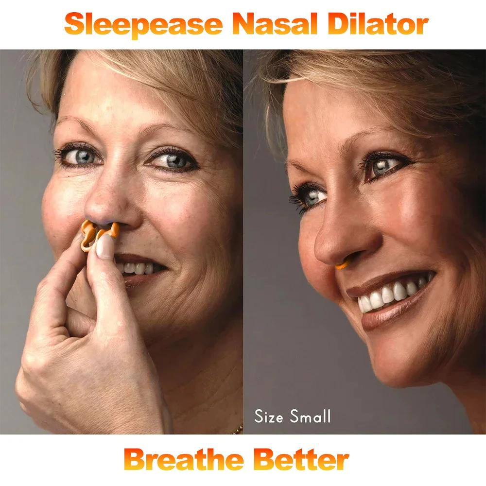 Silicone Nose Clip Anti Snoring Nasal Dilator Stop Snore Aid Easy Breathe Improve Sleeping Rhinitis