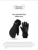 SK42 Unisex Fleece-Lined Ski Gloves: Anti-Slip, Thickened, Warm for Outdoor Sports and Motorcycle Riding