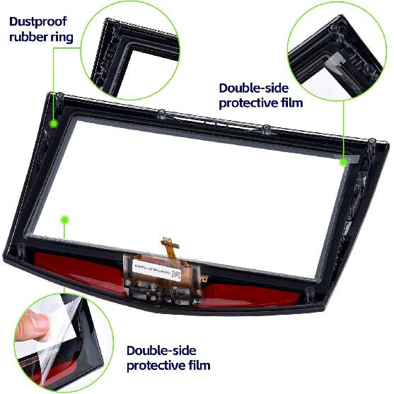 Newly Upgraded CUE Touch Screen For 2013- Cadillac XTS CTS SRX ATS Escalade CUE Screen Replacement Plus Free Tools