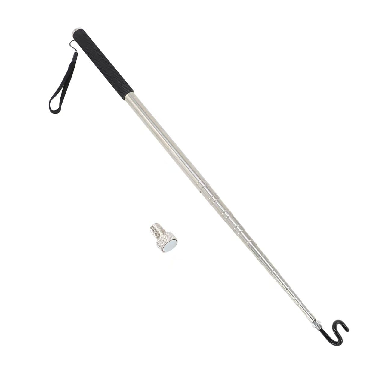 

FANAHOKO Cable Cable Routing Tool with Extendable Magnetic Pickup Tool with Replaceable Maximum Minimum 36cm Hook, S-Hook, Tips, Length 2.7m, Length