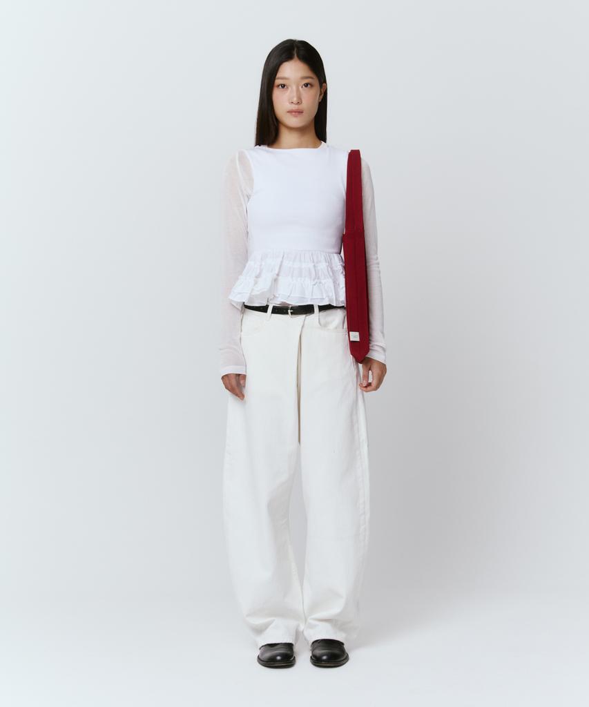 Pleatsmama New Shoulder Bag Burgundy