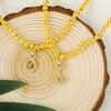 Fashion Round Bead 26 Crown Small Letter Bracelet Copper Plated Micro Inlaid Zircon High-end Jewelry