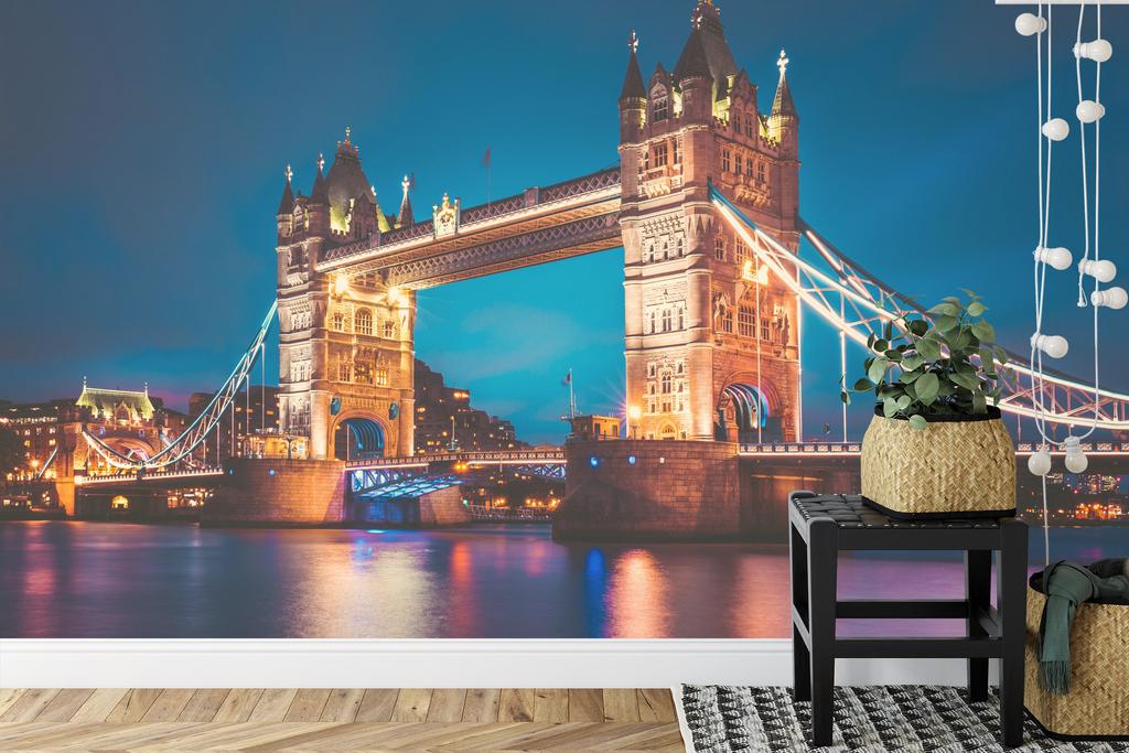 Photomural Tower Bridge Washable Fleece 208x146
