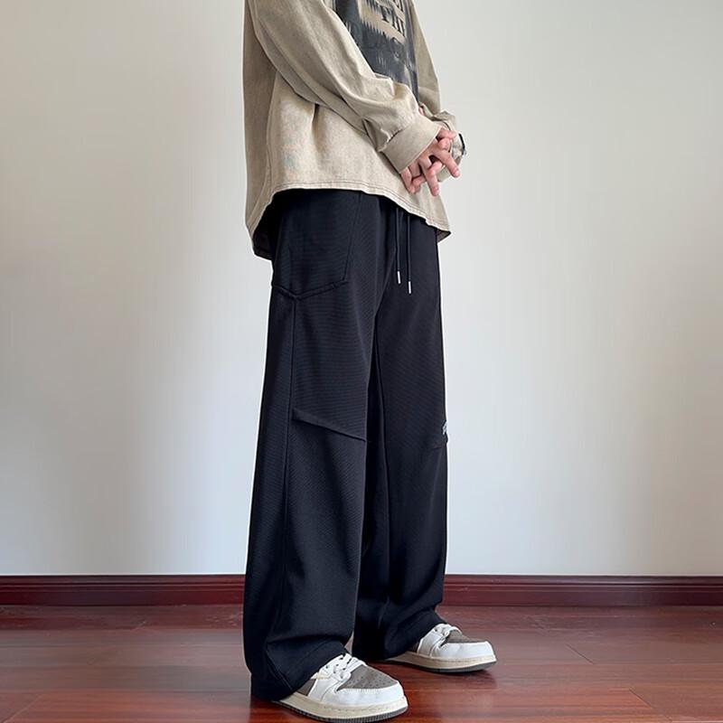 Jeanswest Men's Fall American Style Loose Straight-Leg Casual Pants