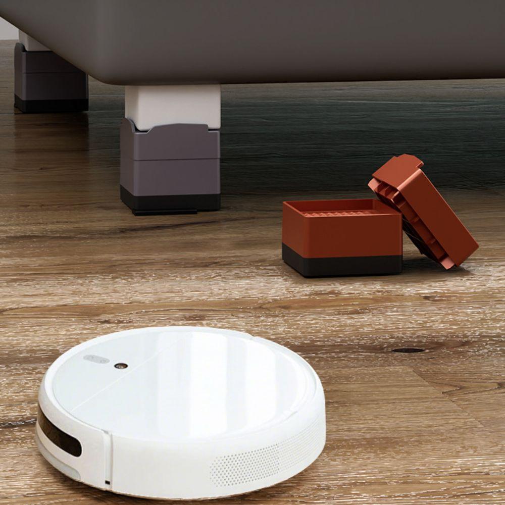 Square Bed Risers Furniture Risers Heavy-Duty Bed Lifter Bed Lifts Risers  Desk Sofa Chair Legs