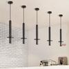Black Hole Stone Mid-Century Minimalist Pendant Light for Bedroom, Dining Room, or Bar