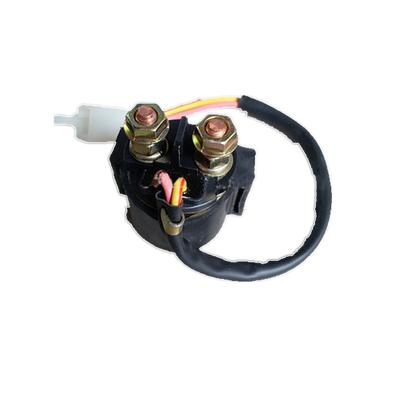 Motorrad Solenoid Booster Roller 50/70/80/125/150 Startrelais mit Stecker Doppelleitungsrelais