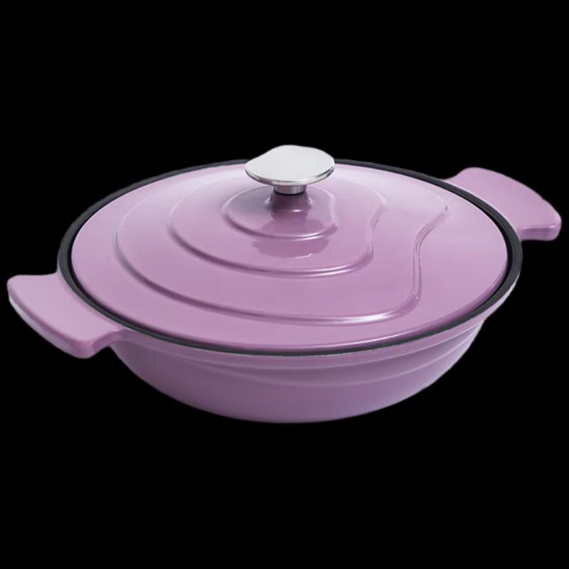 Cast Iron Enamel Casserole Pot