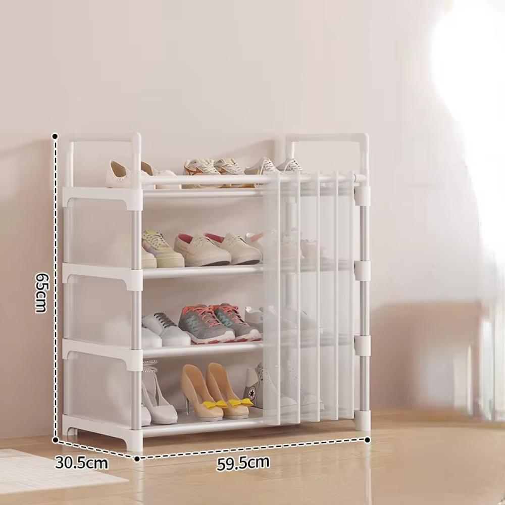 Household Organizer Cabinet Dustproof Shoe Racks Wall Corner Shoes Storage Shelf Shoes Shelves for Living Room And Bedroom