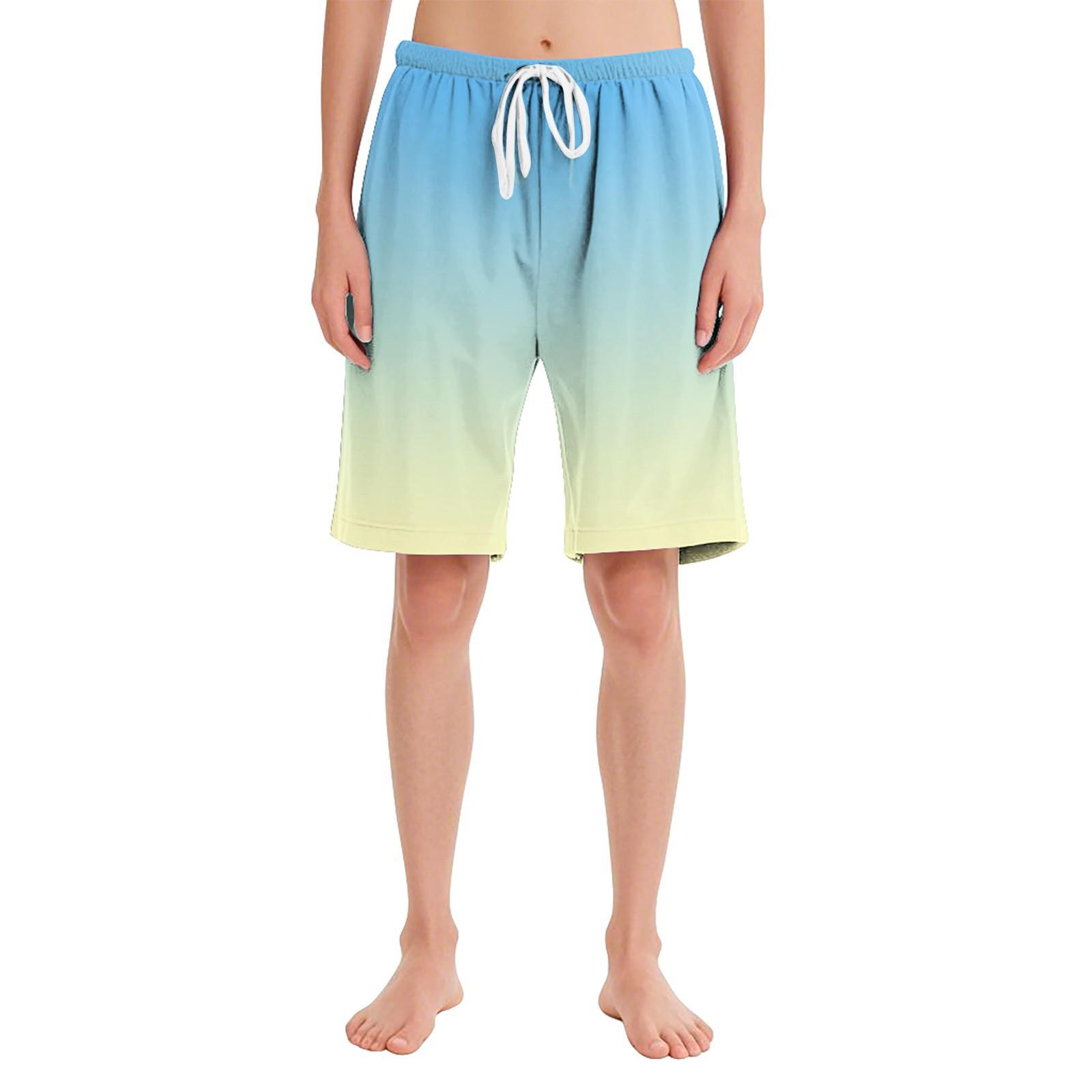 

Женские пижамные шорты с поясом для сна XL жёлтый