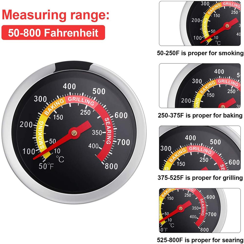 Meat Barbecue Thermometer for Kitchen Cooking BBQ Oven Grill Food Temp Gauge