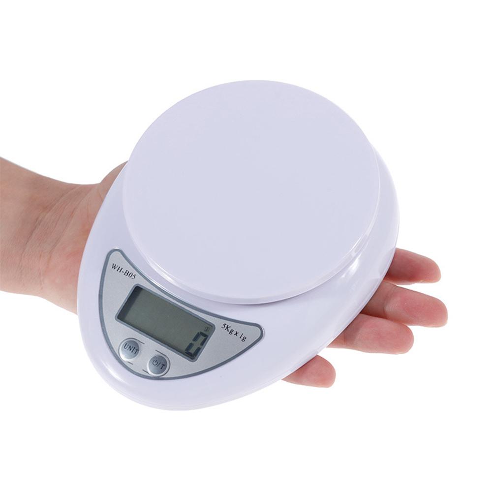 Kitchen Scale 1g/5kg Digital Postal Cooking Food Diet Grams Kitchen Scale OZ LB