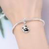 Copper Sleeping Panda Animal Beads Original Pendants Bracelet Charm Jewelry Party Diy Trendy Gifts