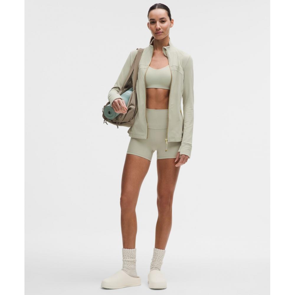 Lululemon Define Jacket  Nulu Fog Green Gold Gold
