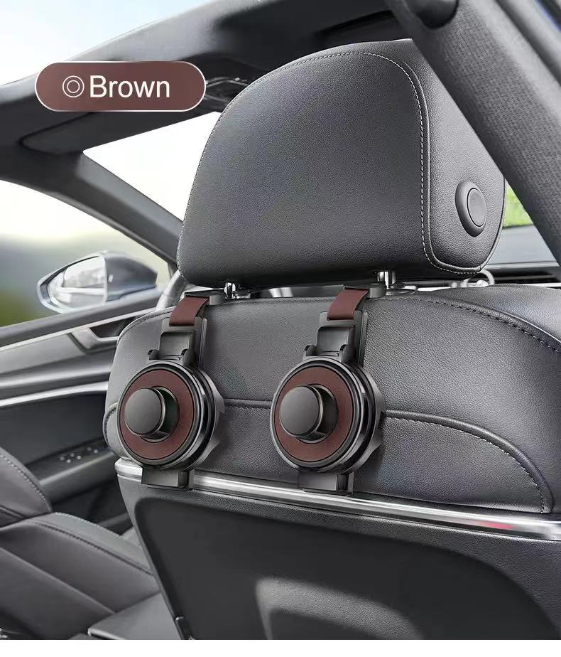 Car Seat Headrest Hook Car Multifunctional Water Cup Holder Auto Back Seat Organizer Hanger Handbag Car Interior Accessories