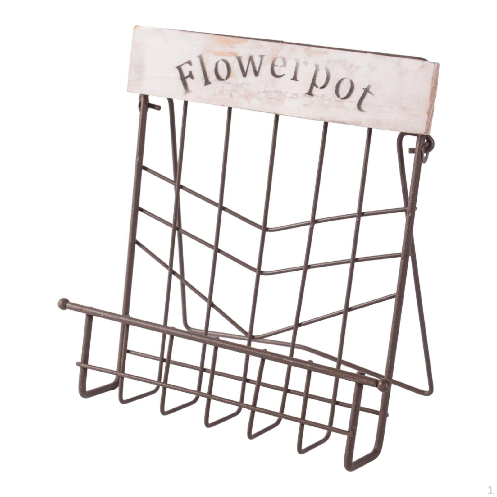 

Сетчатая корзина с крючками, многофункциональное настенное хранилище и дисплей для 21cmx24.5cm