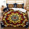 3D Butterfly Themed Bedding Set with Colorful Wing Pillowcases and Duvet Covers 2 or 3 Pieces AU180 * 210 Full Size Home Decoration