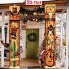 2D Flat Surface, Suitable for Porch Decoration, with Dimensions of 11.8 * 70.8 Inches, Made of Polyester.zyc
