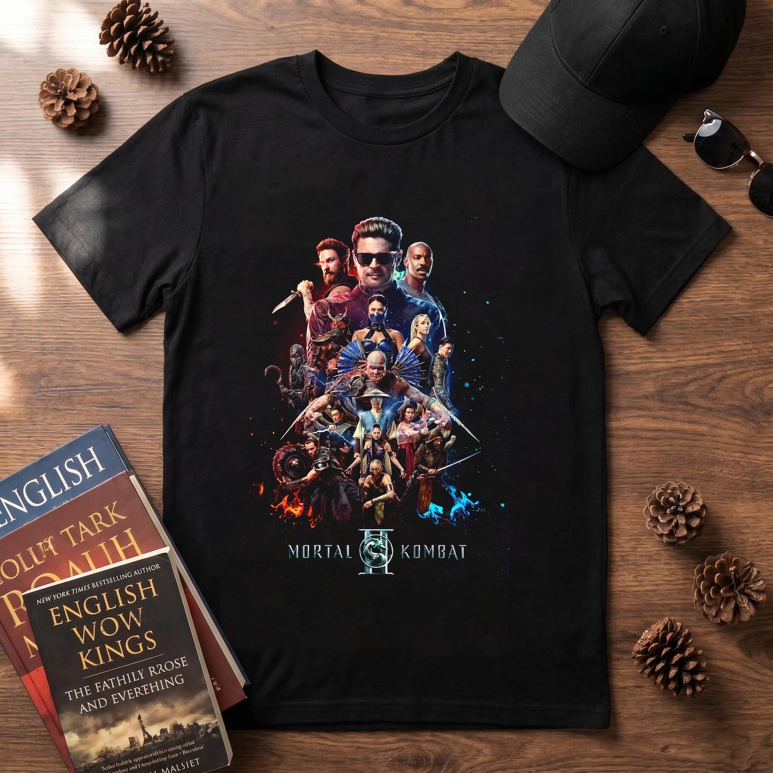Mortal Kombat 2 Movie T-Shirt, Mortal Kombat Poster Shirt, Mortal Kombat Game Shirt, Graphic Mortal Kombat 2 Shirt, Mortal Kombat Fan Gift 3XL