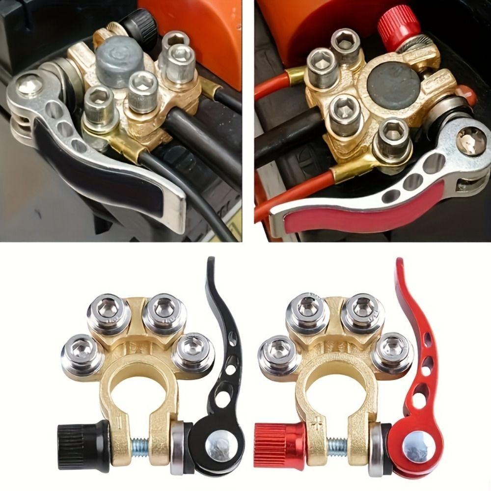 

Heavy-duty Quick Releas Top Post Connector Pole 12V 6V 24V Clamp Clip Terminal Pile Head Tractor
