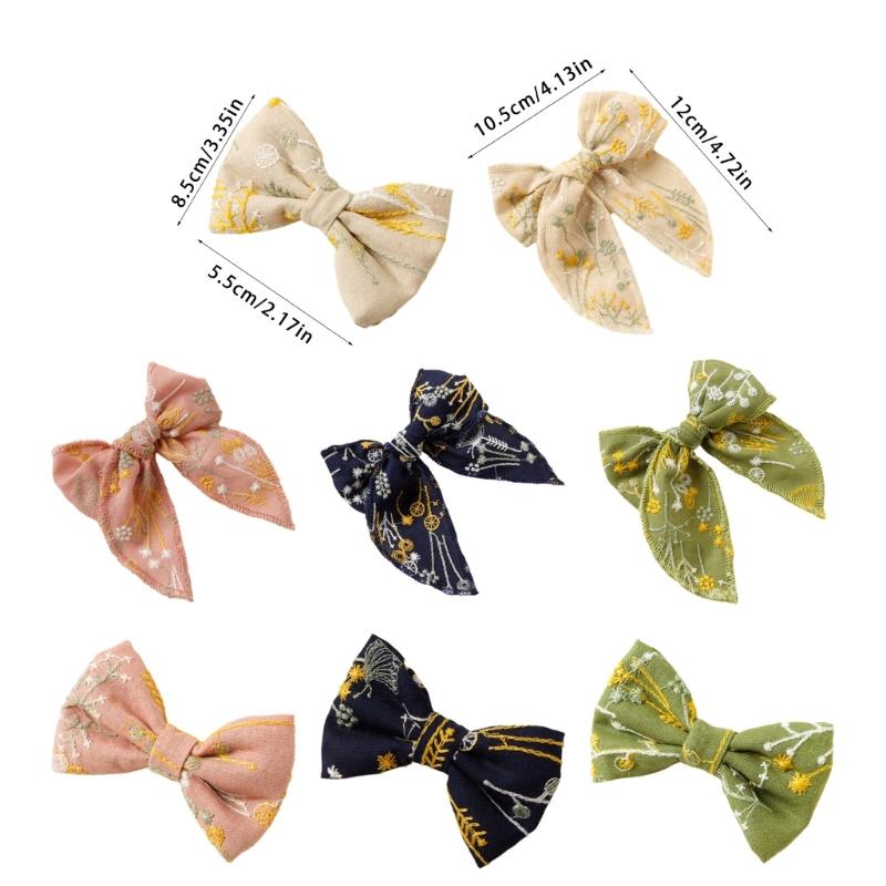 Delicate Bows Hair Clip 2000s Trend Side Clip Bows Bowtie Barrette Bowknot Cottagecore Sweet Photo Props