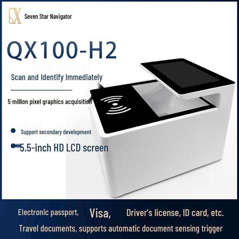 

Multi-Document Electronic Passport & ID Card Reader CN plug (adapter included)
