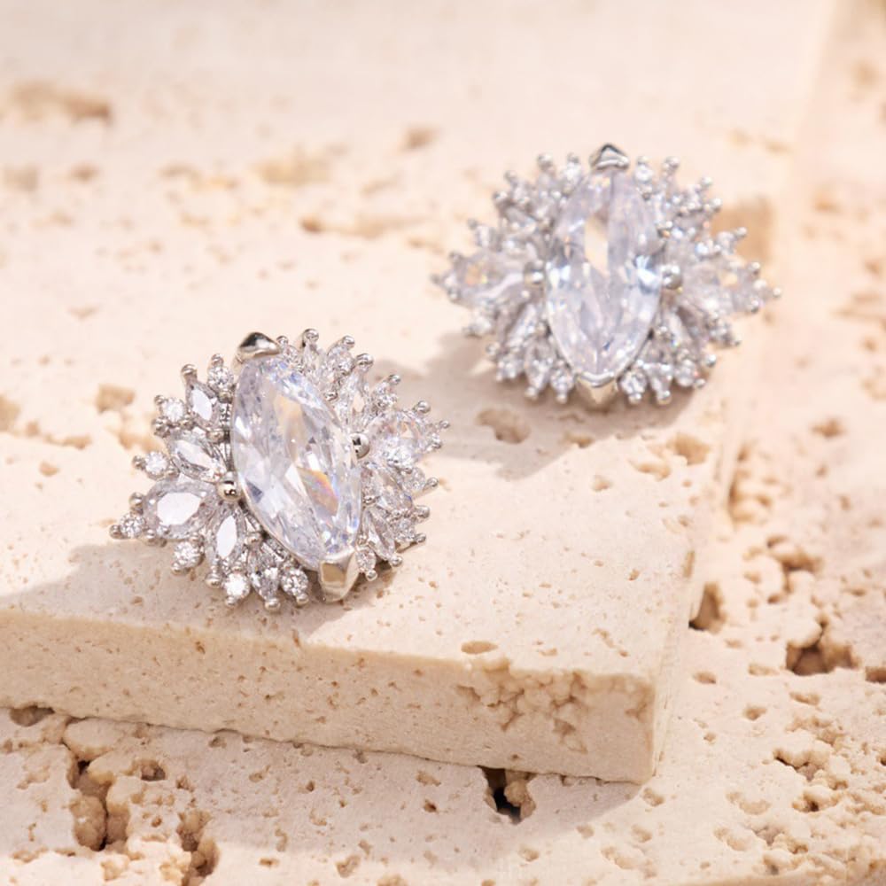 Earphone Clips with Zirconia Decoration and Rhinestones for Elegant Quick Multifunctional Durable and Lightweight Perfect for Sports and Set of 2 Not