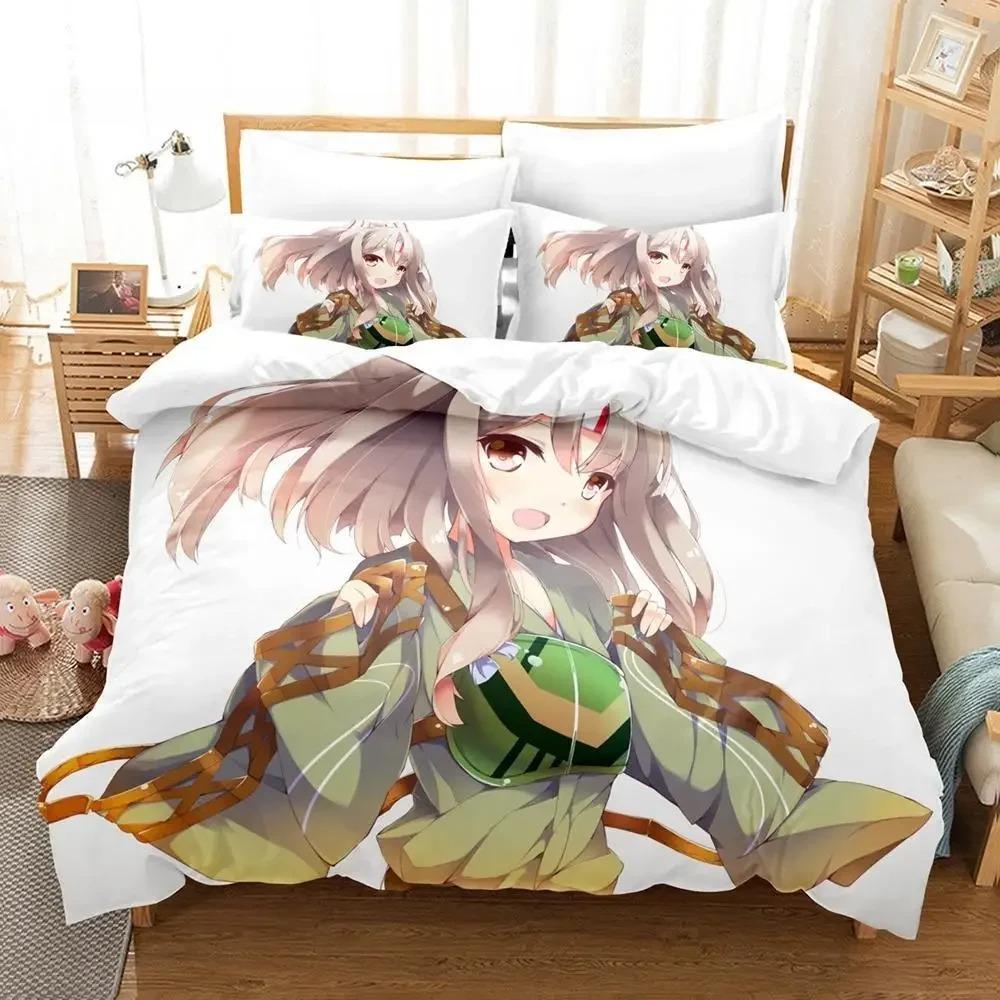 Cozy Soft Single Twin Full Queen King Zuihou Kancolle Size Bed Aldult Kid Bedroom Sets Print Quilt