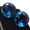A+ CERTIFIED Blue Sapphire 55Ct Round Cut Loose Gemstone Pair for Jewelry Making