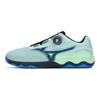 Mizuno Wave Medal SP5 Pohodlné Všestranné Tlmiace Protišmykové Priedušné Nízke Tréningové Topánky Unisex Tenisky Svetlo-Modrá Zelená 81GA241221