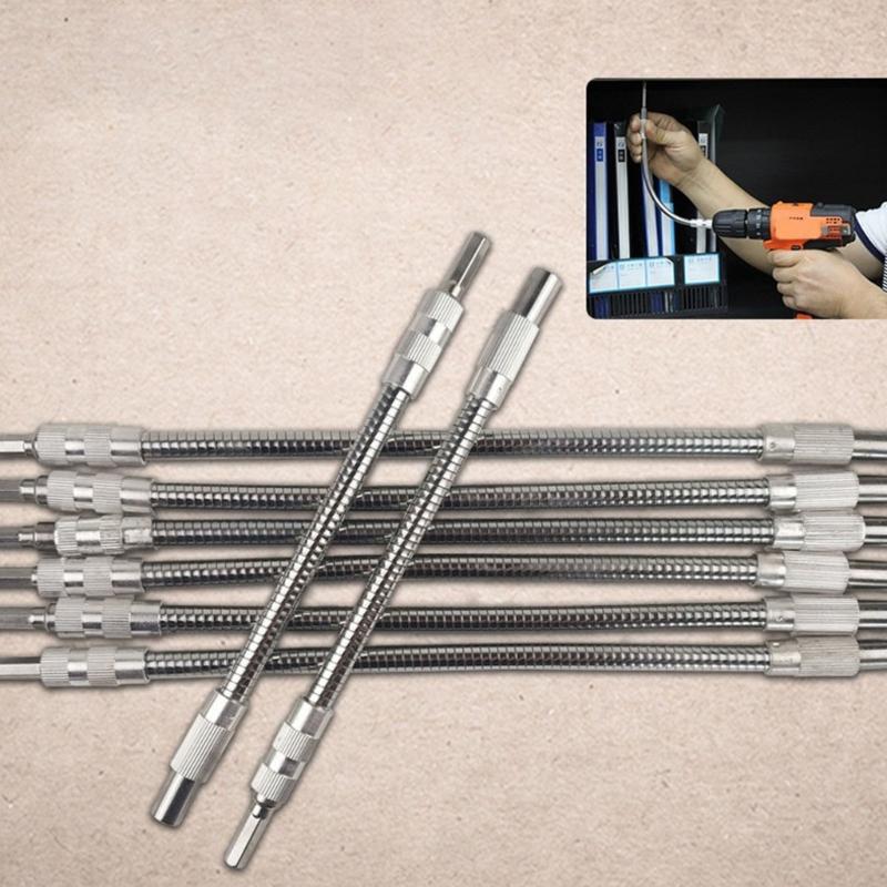 Metal Flexible Shaft 300/400mm Metal Hoses Power Tool Accessories Extention Screwdriver Bit Holders Drill Connection