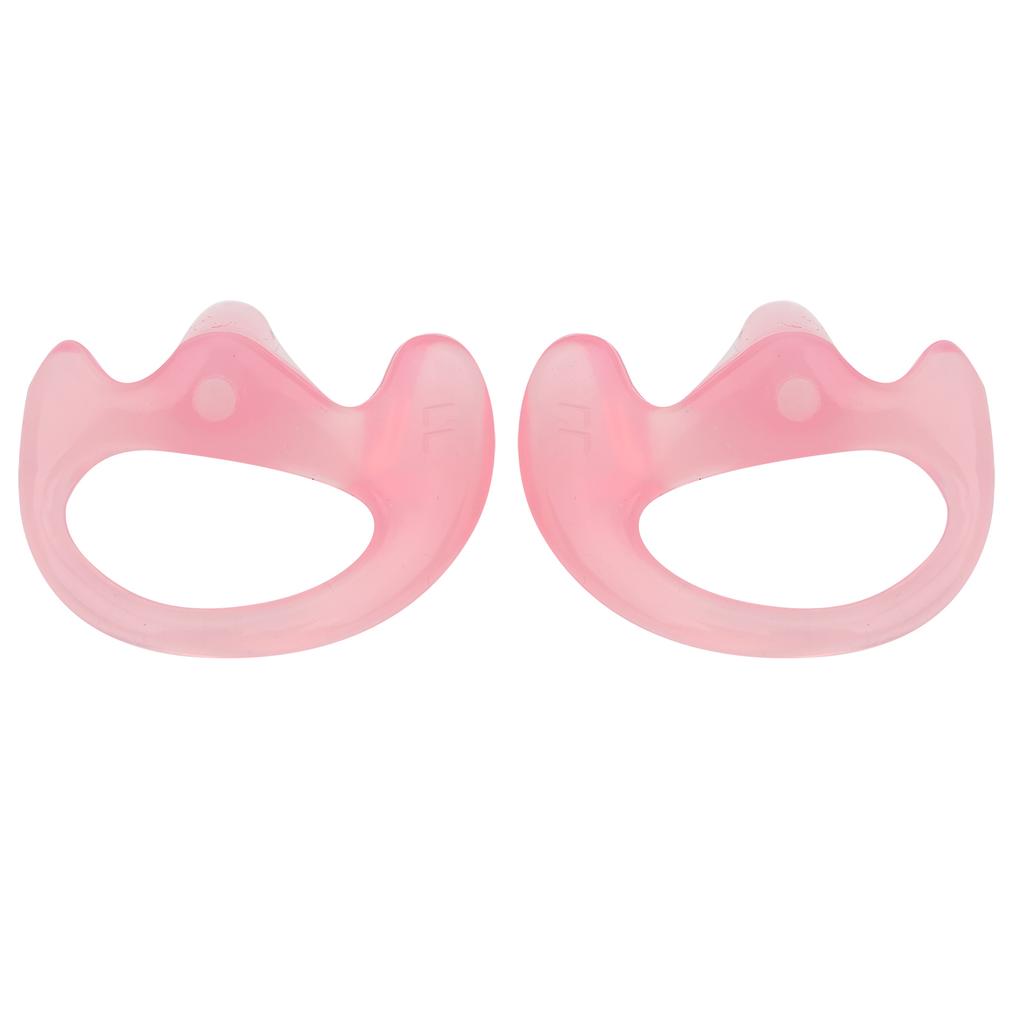 5 Pair Radio Ear Mold Earbud Replacement Left Right Earpiece Insert Walkie Talkie Silicone PinkM