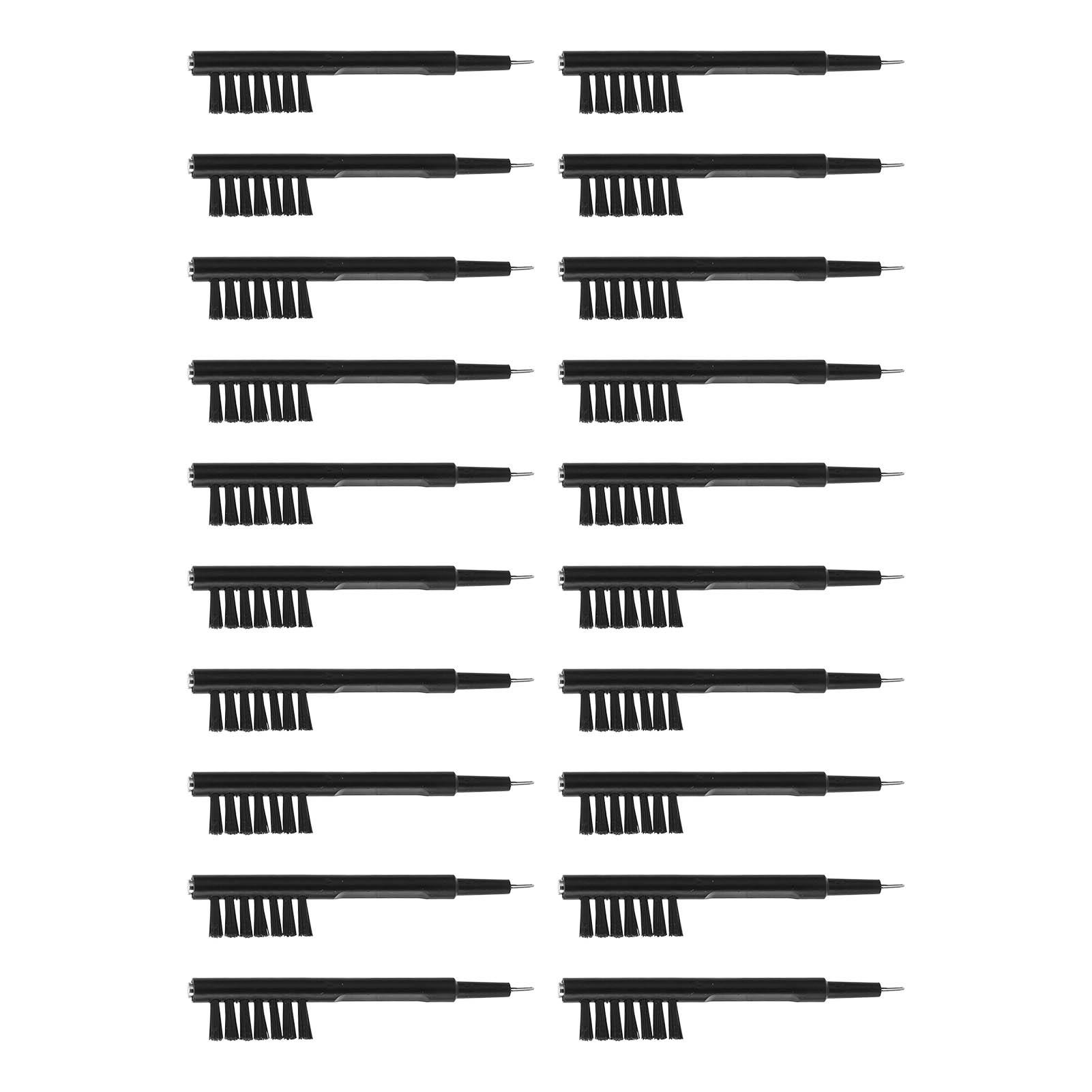 

20 шт. Щеточка для чистки слухового аппарата, многофункциональная, эффективная, черная, с магнитом