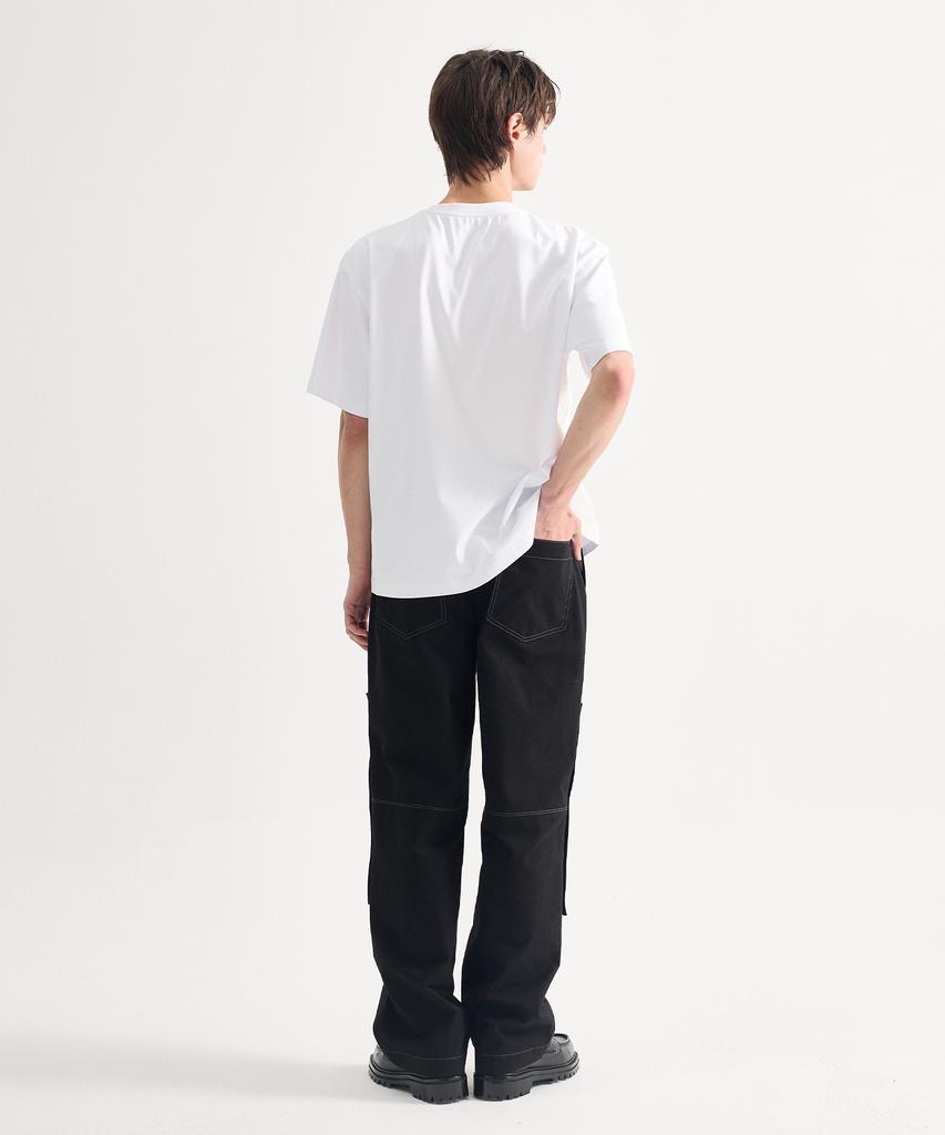 Eichijig Detachable Double Knee Trousers - Black