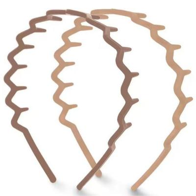 Serre-têtes Kitsch Zig Zag pour Femmes Antidérapants – Accessoires de Mode pour Cheveux Plaqués en Arrière - Serre-tête Confortable à Peigne avec Dents | Cadeaux Idéaux pour les Femmes