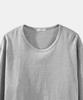 ASP U-Neck Long Sleeve T-Shirt - Melange Gray