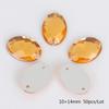 Round Multi-Faceted Acrylic Rhinestones with Double-Hole Flat-Back for Jewelry Accessories