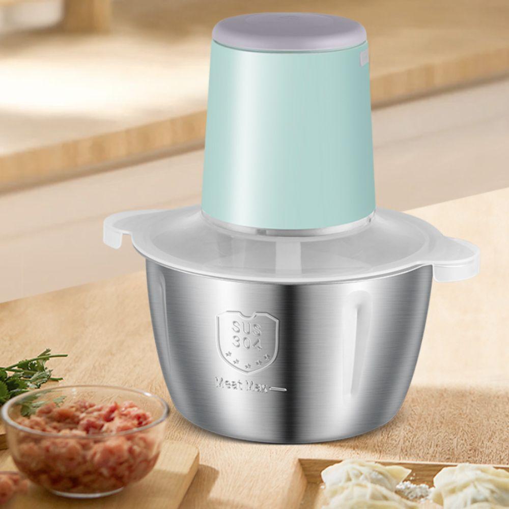 USB Charging Automatic Food Processor Stainless Steel Meat Mincer Meat Grinder  Baby Food