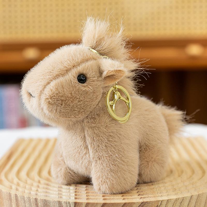 Cute Little Horse Plush Pendant - Year of the Horse Zodiac Keychain Ornament Gift