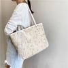 Straw Woven Shoulder Tote Bag Bow Tie Women's Bag New Woven Handbag