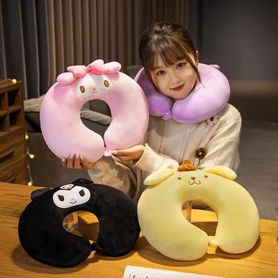 Cute U-Shaped Neck Pillow: Travel, Office Nap, Cartoon Plush Cervical Support