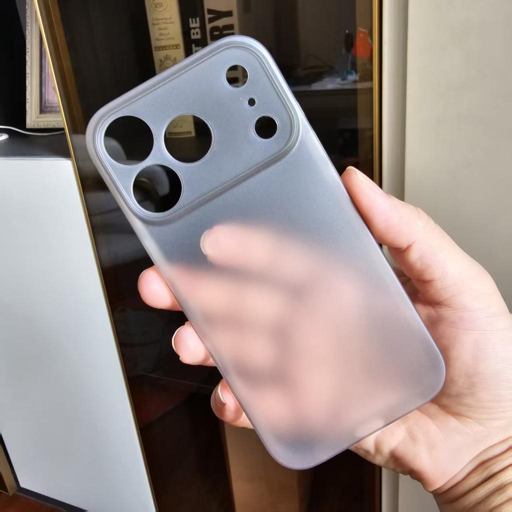 Ultra Thin Matte Case For Apple Iphone 17 Pro Max Orange color Cover iphone17 Pro 17Pro 17ProMax iphone Air Shockproof Cover