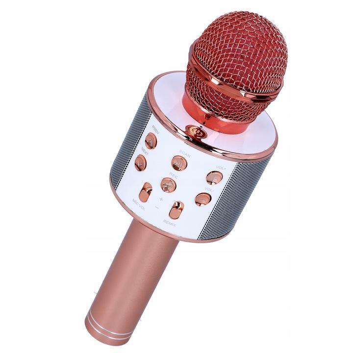 Mikrofon Karaoke Glosnik Z Mikrofonem Bezprzewodowy Bluetooth Nagrywanie