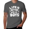 Life Is Better With My Boys TShirt Sun Block Outdoor TShirt