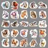50 Ink and Wash Wind Horse Graffiti Stickers Personalized Creative Animal Decoration Mobile Phone Case Water Cup Notebook Stickers