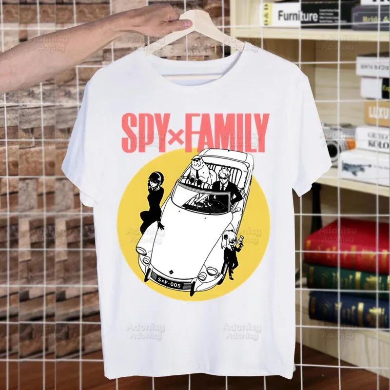 Spy X Family Spy Family Anya Smug Tshirt Men Shirt Harajaku Mens Casual Yor Forger Loid Forger Bond Forger Tee Short Sleeve Tops