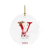 26 Letters Christmas Pendant Acrylic Car Pendant Christmas Tree Decoration